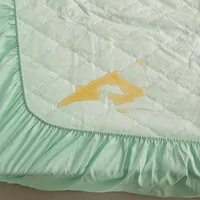 100% Waterproof Quilted Mattress Cover Protector Breathable Antibacterial Fitted Sheet with Elastic Band Queen King Bed Sheet 6