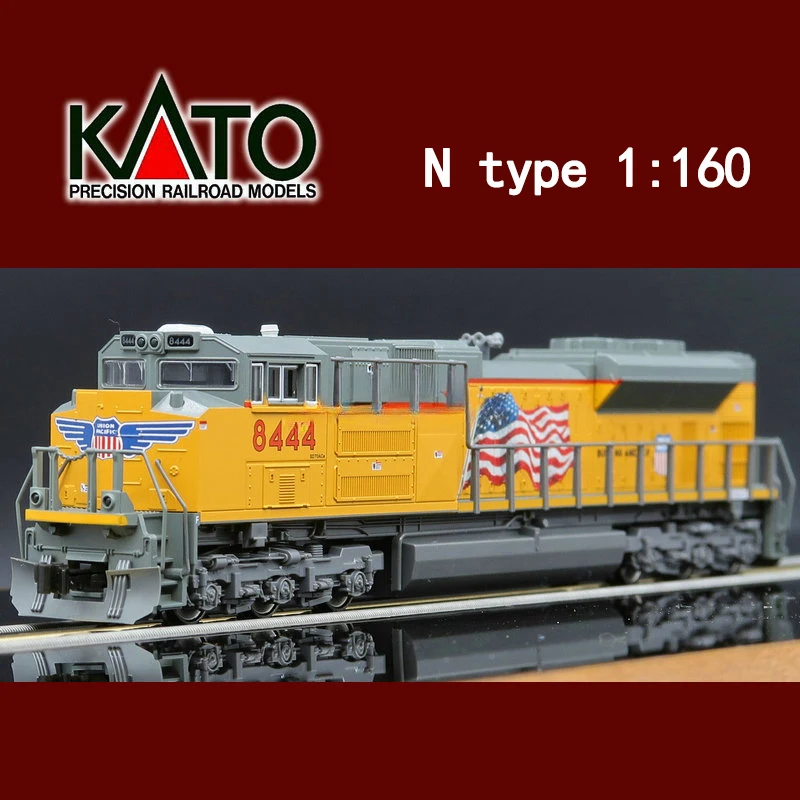 KATO Train Model Toy 1/160 N-type Diesel Locomotive Train Model SD70ace UP Train Electric Toy Train