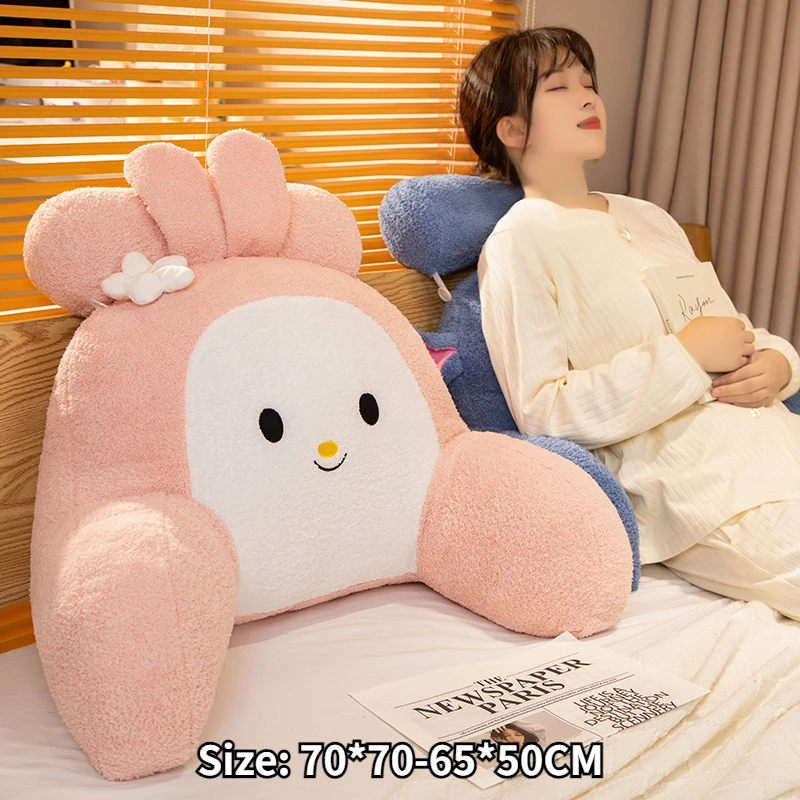 

Sanrio Kuromi My Melody Cinnamoroll Pompompurin Pochacco Plush Bench Cushion Kawaii Anime Cute Plushie Thick Cushion Doll Gift