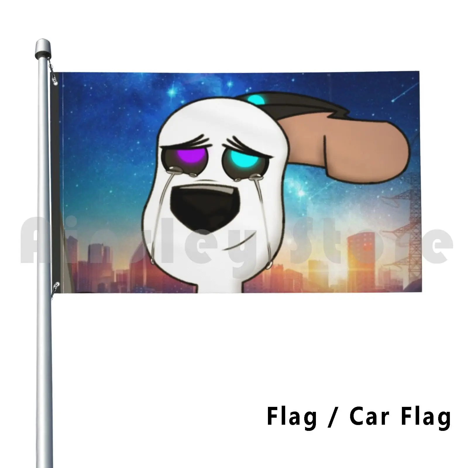 Wonderful Galaxy | 101 Dalmatian Street Outdoor Decor Flag Car Flag Galaxy Dog 101Dalmatianstreet City