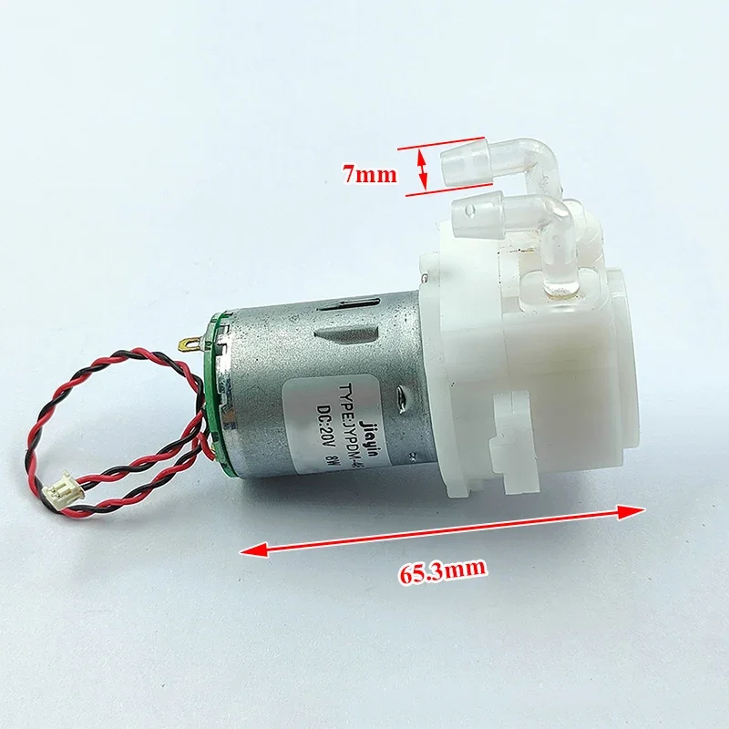JYPDM-4E 미니 365 연동식 도징 펌프 마이크로 자흡식 흡입 DC 12V 18V 20V 24V 18W 물/액체 실험실 계량 펌프