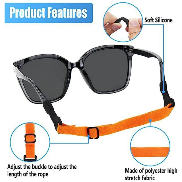 Glasses Strap Adjustable Eyeglasses Strap No Tail Eyewear Retainer