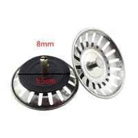 Stainless Steel Kitchen Sink Strainer Bathtub Hair Catcher Stopper Pool Bathroom Waste Sink Filter Plug Sink Accessories Tool 6