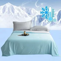 Cooling Fabric Air Condition Quilt Cool Blankets for Beds Double Side Cold Silky Summer Blanket Lightweight Cooled Comforter 1
