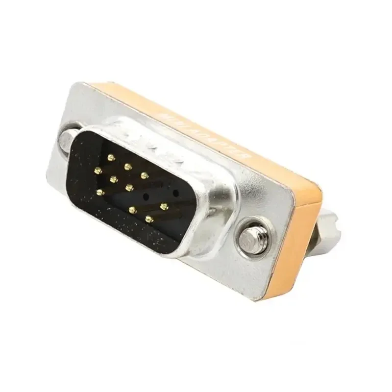VGA Cable Adapter Metal Mini Serial Port 9Pin Display To DB15Pin Male Female Converter HD15/DB9 VGA (D-SUB, RGB)
