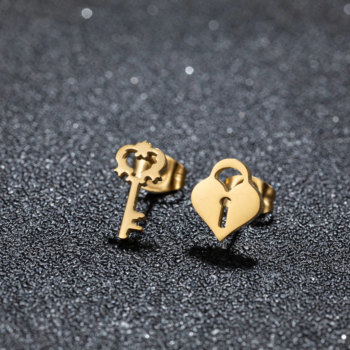 Edelstahl Ohrring Geschlecht Symbol für Liebhaber Ohr Piercing Ohr stecker Valentinstag Schmuck Party Geschenk Brinco Coracao – Detail 2