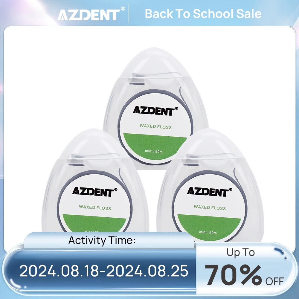 Dental Floss Replacement Core Azdent 3 Pcs 50M/Spool