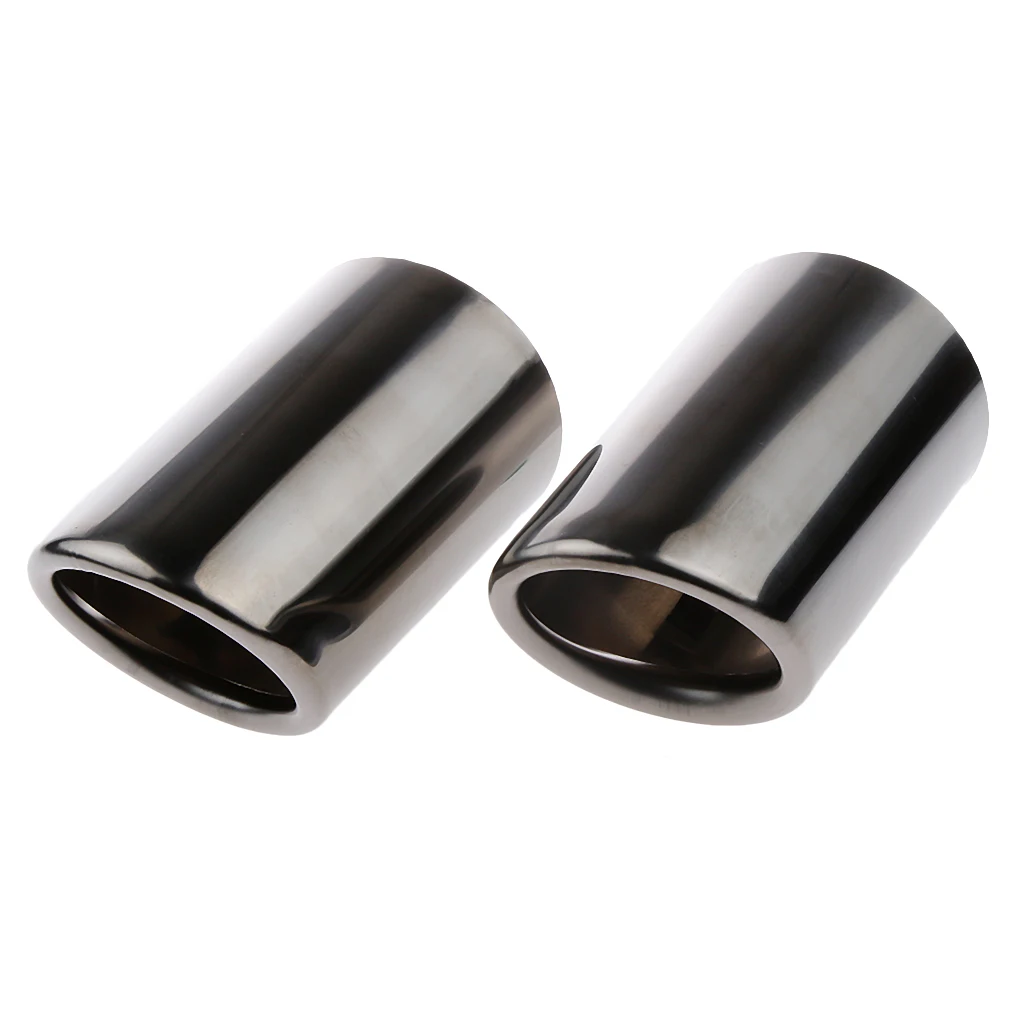 

2 Pieces Car Metal Exhaust Rear Tail Tip Tail Cover for A4 Q5 Q3 09