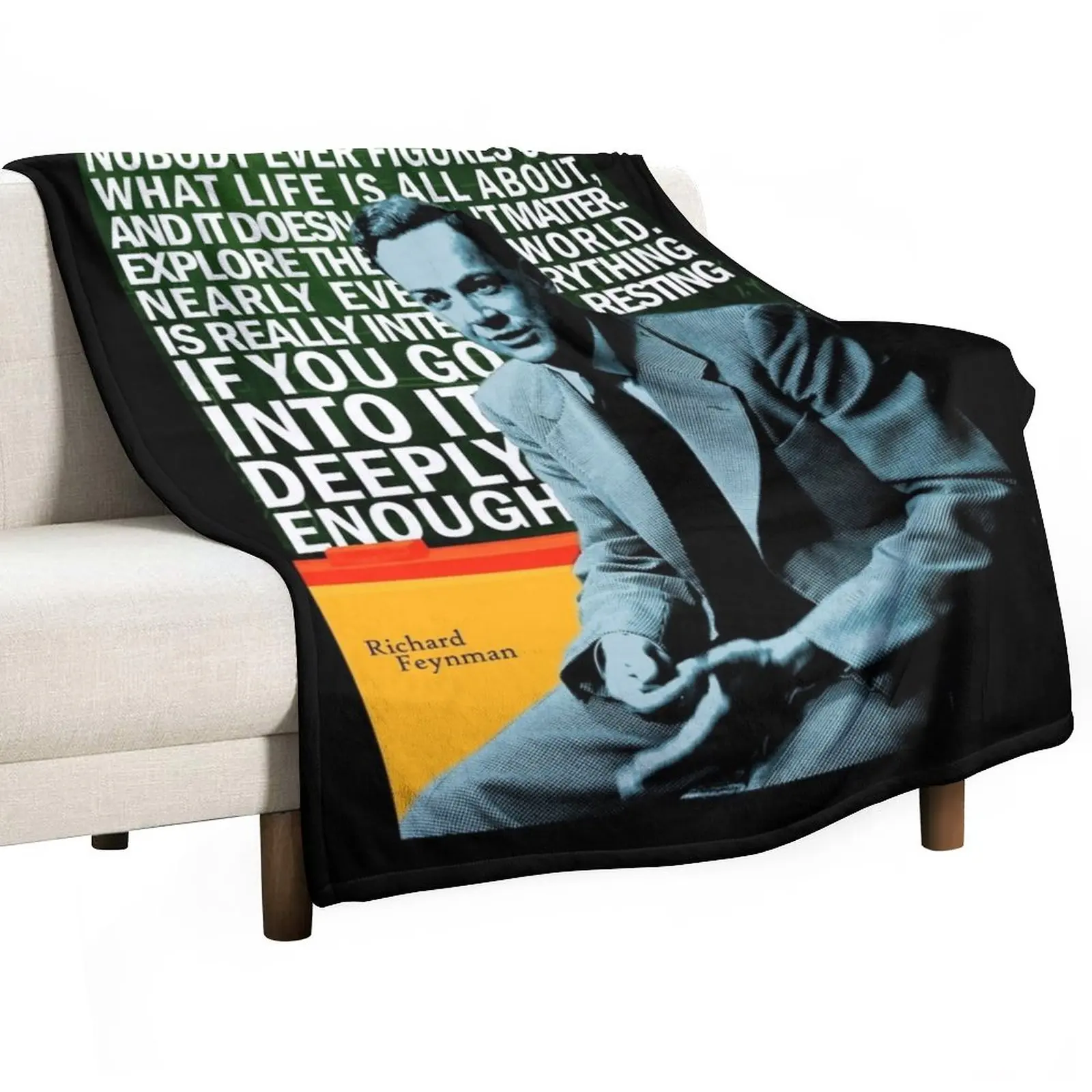 

New Richard Feynman Throw Blanket anime Kid'S Blanket Thin Blanket Luxury Thicken Blanket