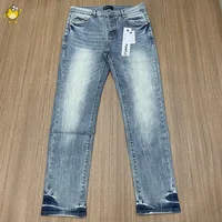 New Washed Blue Jeans Pants Men Woman Casual Vintage Hip Hop Best Quality Classic High Street Trousers Buttons Spring Autumn 1