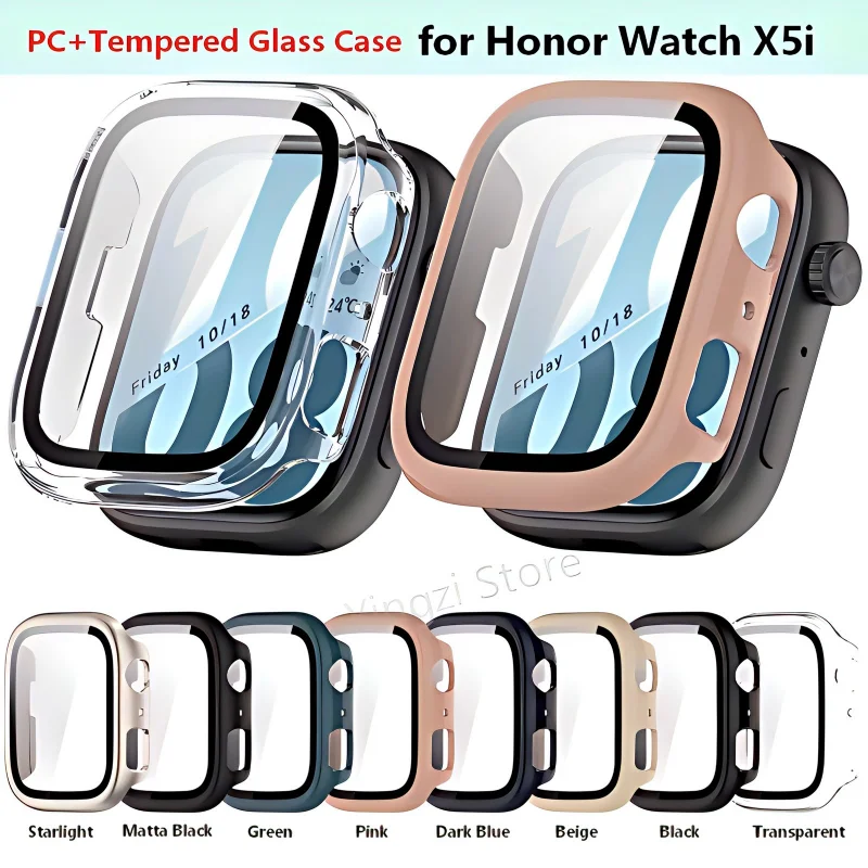 Premium Tempered Glass Protective Case and Band