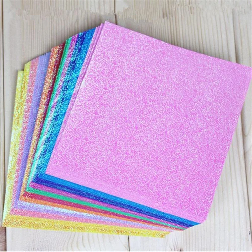 Craft Paper Handmade Craft Paper Handmade Paper Origami Paper Papers Glitter Durable Papers Origami Paper DIY Paper Hand Craft Sheets for Kids
