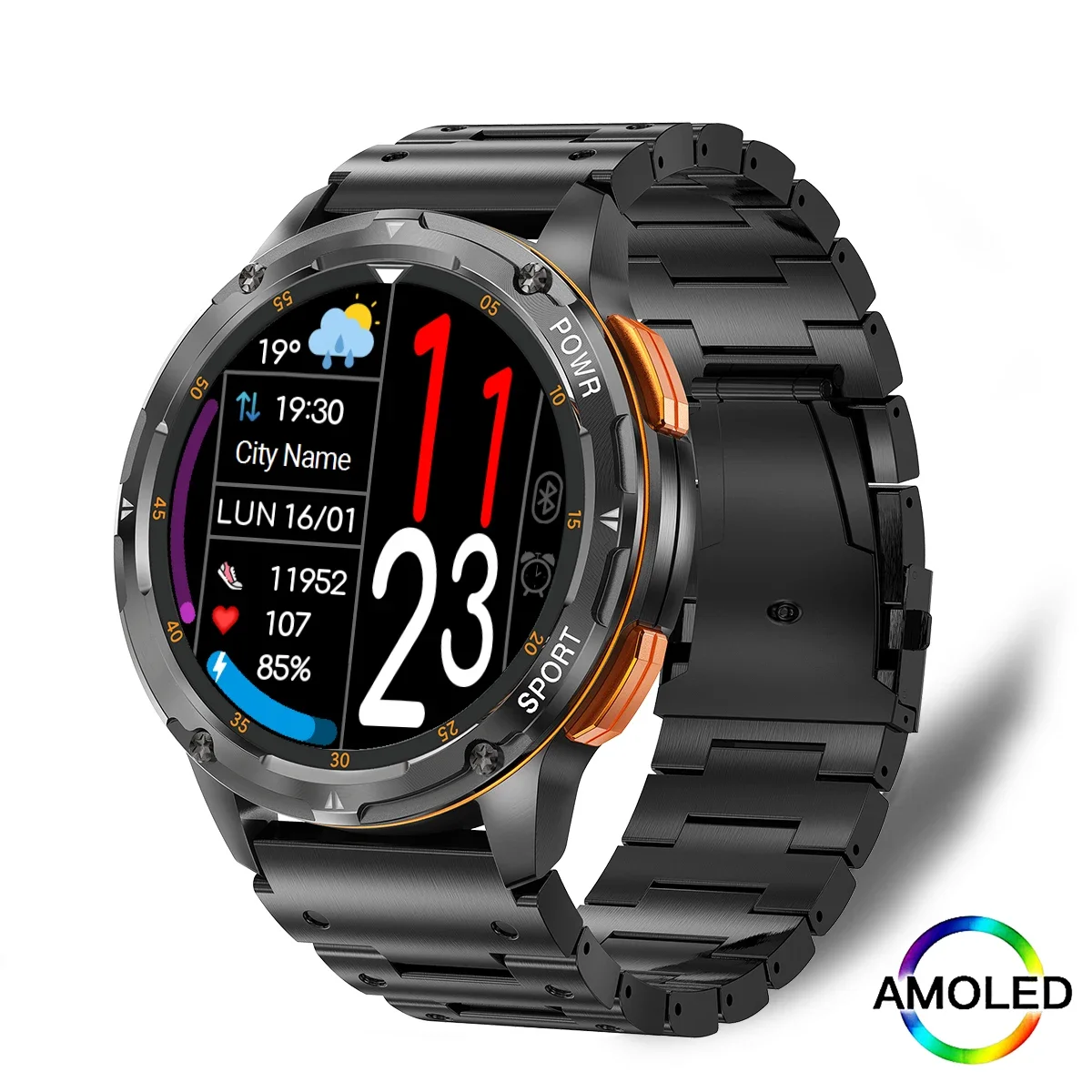 

Original Tank T2 Ultra Smart Watch AMOLED Always-on Display IP69K Waterproof Military Tactical Smartwatch Men For Android IOS