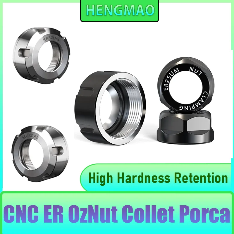 CNC ER OzNut Collet Porca Er8 ER11 ER16 ER20 ER25 ER40 Er32 Um/M/A Nut Sk10 Sk06 Ger16 Ger20 Oz20 Isoer16ms Oz25 Collet Nut