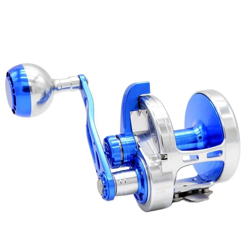 Camekoon Traina Tamburo Mulinelli 5.3:1/6.3:1 Sinistra/Mano Destra Bobina 9 + 2 Bb Salata Lento Jigging Bobina Max Trascina 40Kg Pesca