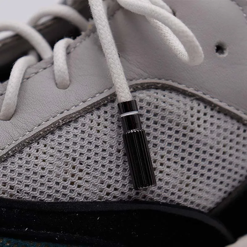 Coolstring 23*6mm Gun Black Sneaker Lace Aglets Eco Friendly Metal Canvas Cord Tips Unisex For Kids Adults Laces Zinc Alloy Ends