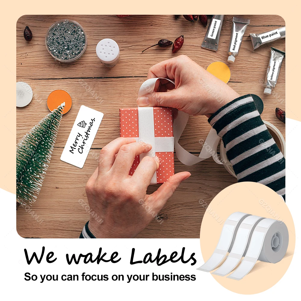 300DPI NIIMBOT D11 New Version Label Maker D11H Machine with Tape Bluetooth Label Printer Portable Thermal Printer Sticker Rolls