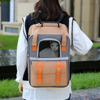 Backpack Travel Tote Cat Carrier Bag Outdoor Pet Shoulder bag Pet Dogs Cats Portable Bag  for Cats Dogs Travel Outdoor
