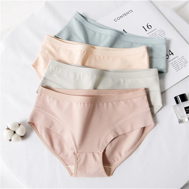 Cotton Underpants Intimates Lingerie  Cotton Underwear Women Seamless -  2pcs/set - Aliexpress