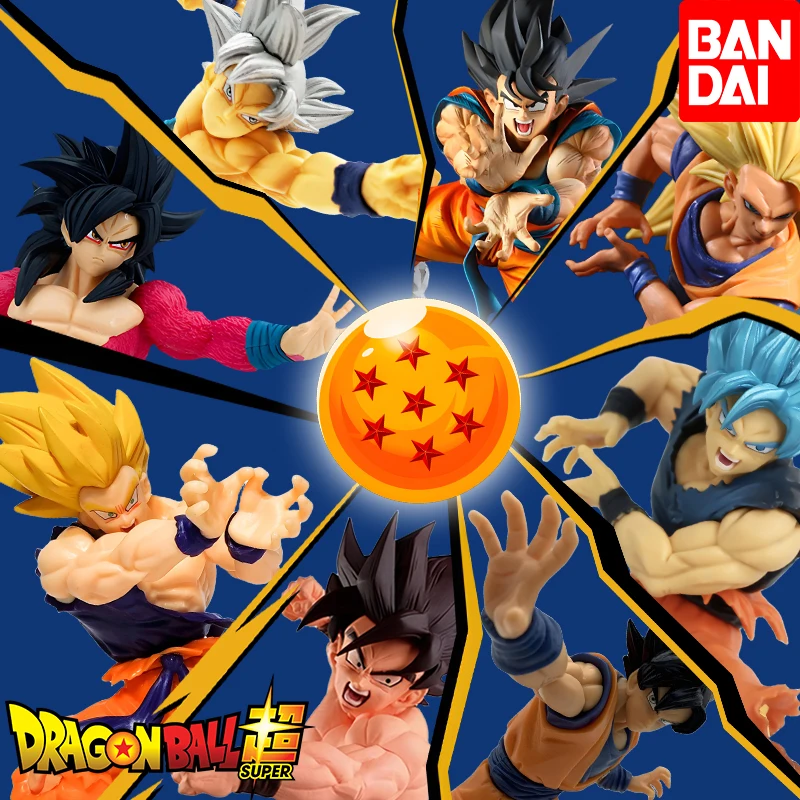 8 Tipi Dragon Ball Z Bambola Anime Goku Super Saiyan 1 2 3 4 Dragon Ball Decorazione Modello In Pvc Regalo Super Saiyan
