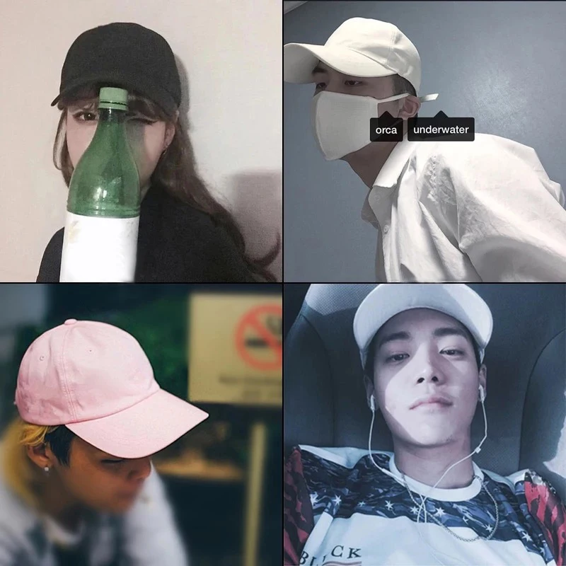Baseball Cap Unisex Simple Solid Color Golf Hat Cotton Caps Hats Casual Hip Hop Versatile leisure and entertainment item baseball caps,golf caps