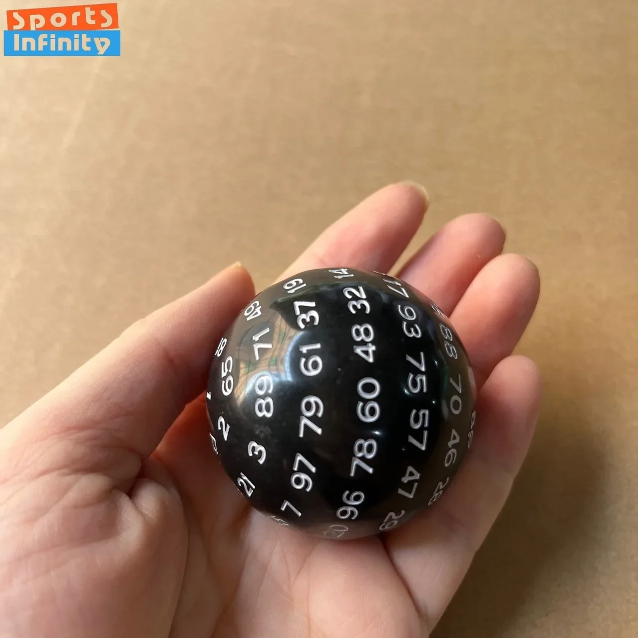 Game Dice Dice Set New 100 Sided Number Dice Set Numbers 1-100 Multi Sided D100 Large Ball Dice Game Collectible Teaching Props Board Game