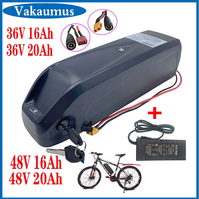 48v20ah 13S 18650 Ebike Batterij Hailong Case Met Usb 1000W Motorfiets Conversie Kit Bafang Elektrische Fiets Us Eu Duty Free