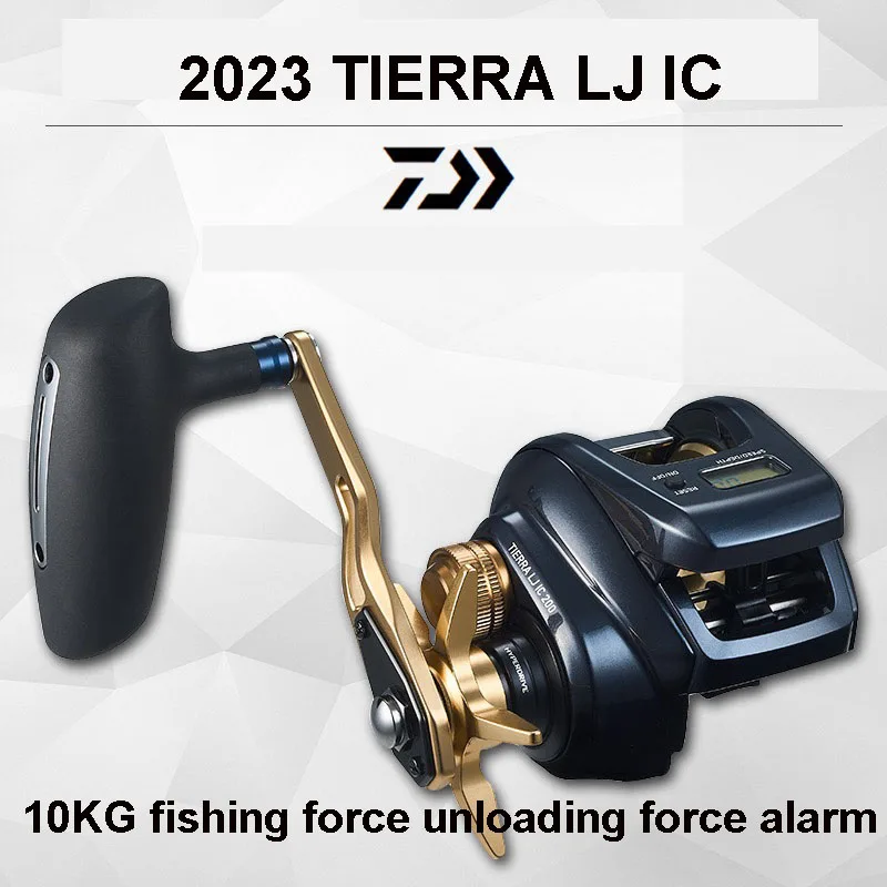 

Колесо рыболовное Daiwa 2023, коэффициент скорости правой руки 7,3, железный Тяговый медленно катающийся цифровой дисплей Wh TIERRA LJ IC200H HL series