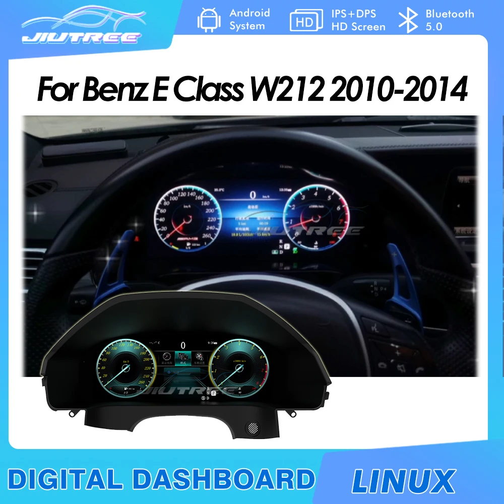 

Car LCD Digital For Benz E Class W212 2010 2011-2014 Cluster Virtual Cockpit Speed Meter Head Unit Accesorries Dashboard Display