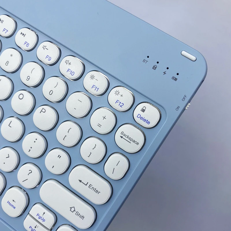 Teclado e Mouse Ultra Fino sem Fio Compatível com Bluetooth Espanhol Coreano Russo Ipad Pro Xiaomi Samsung - Imagem 4