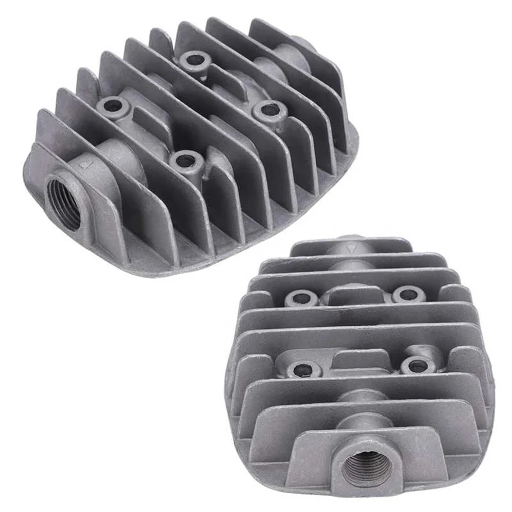 

High Qulity Newest 2022 Brand New Durable Cylinder Head Compressor Head 125 X 105 X 35mm 1PC Female G1/2In G3/8In