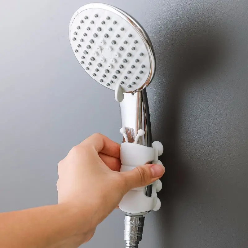 Punch-Free Bathroom Shower Sprinkler Rack Portable Strong Wall