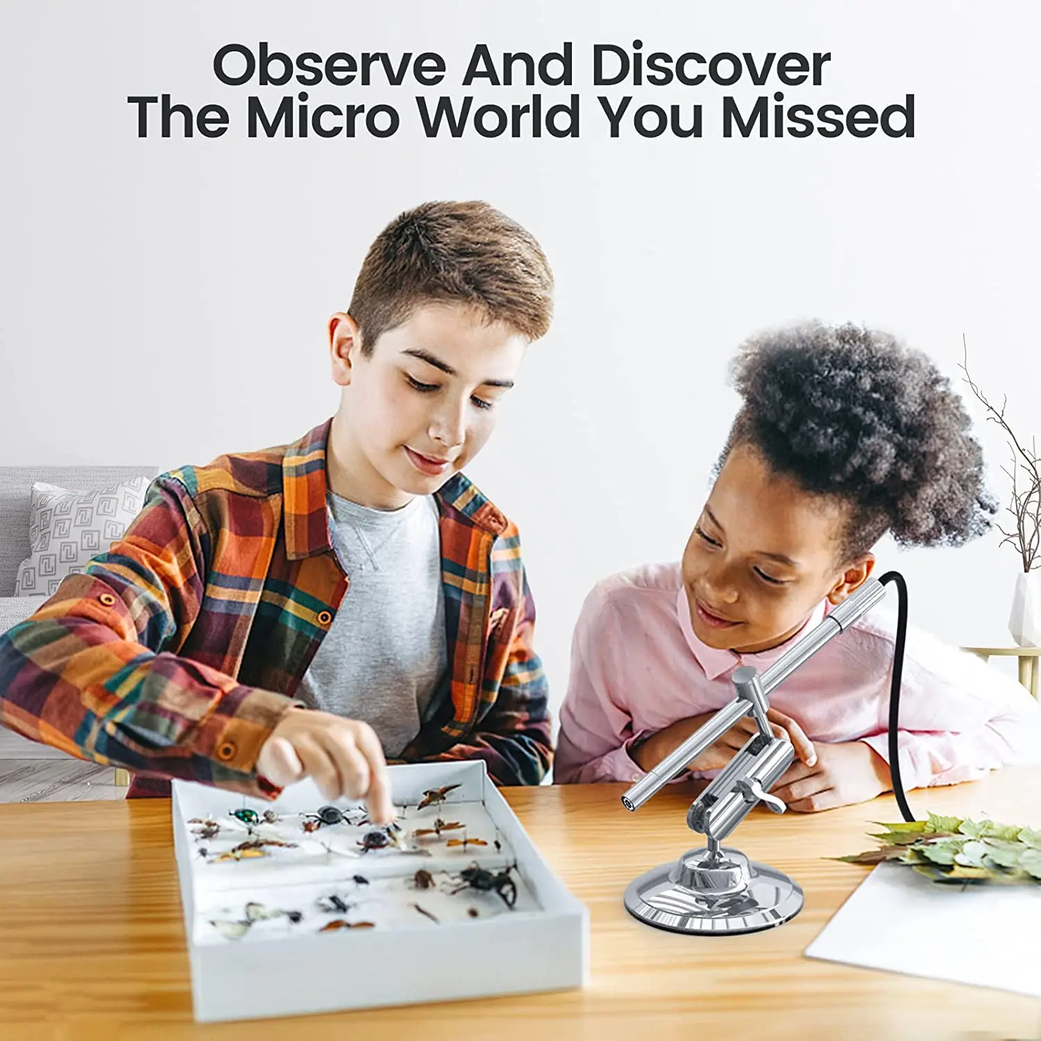 3 In 1 Digital Microscope 1080P USB Endoscope Camera 8 Leds IP67 1.0 mp 200X magnification Stand Magnifier Windows Android MAC mini endoscope camera