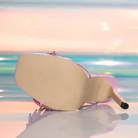 Aneikeh Sexy Crystal pink wedding shoes Gladiator Sandals Women Elegant Party High Heels Summer Open Toe Ladies Dress Party Shoe - Image 6