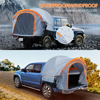 Trunk Bed Tent for Camping - Waterproof PU2000mm, Spacious Double Layer Design, Includes Rainfly and Storage Bag 5