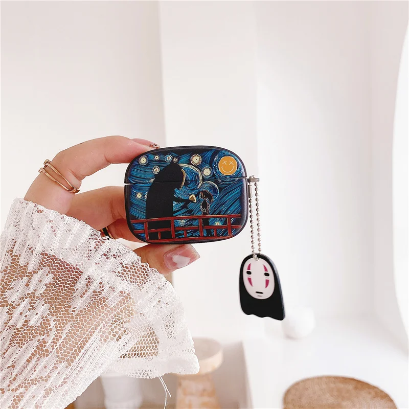 Беспроводные наушники Spirited Away в японском стиле аниме мужские с Bluetooth чехлы для
