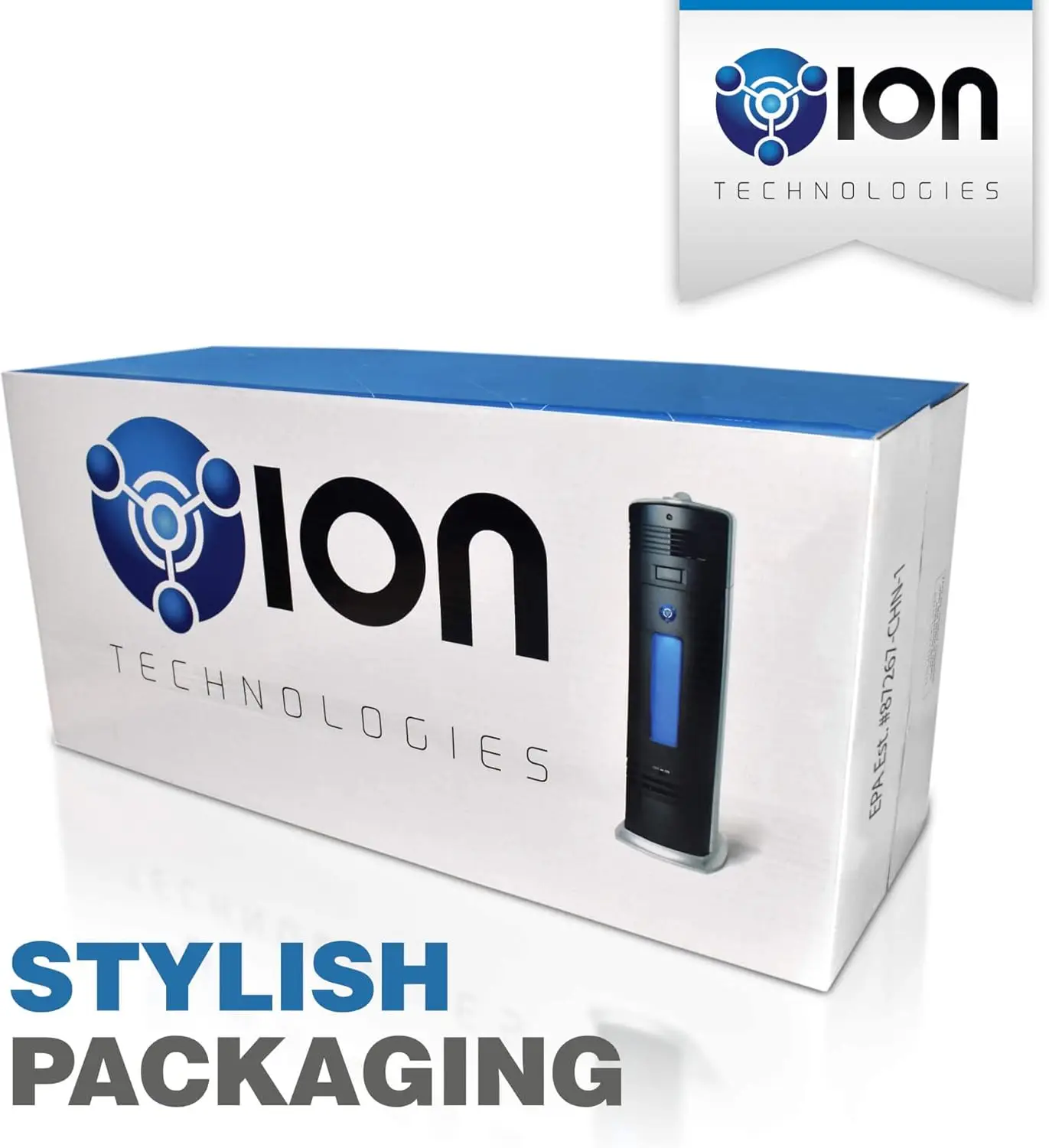 Permanent Filter Ionic Air Purifier Pro Ionizer with UV-C, New (Black) 6