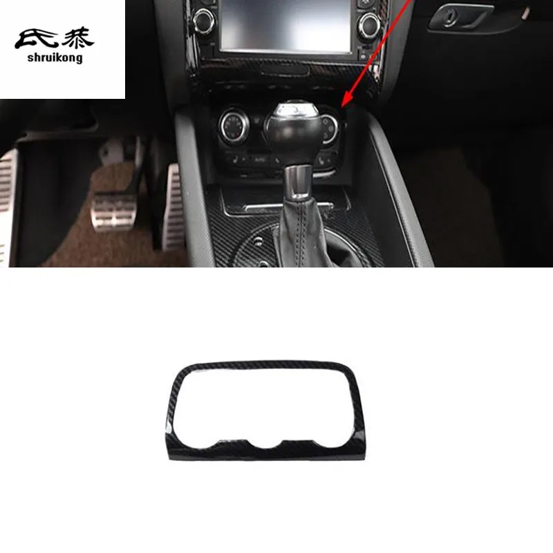 

1PC ABS Carbon Fiber Grain Air Conditioning Control Adjustment Panel Decoration Cover For 2008-2014 AUDI TT Car Accessories