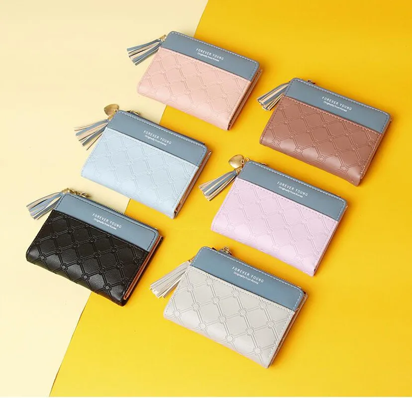Women's Wallet Short Women Coin Purse Fashion Wallets For Woman Card Holder Small Ladies Wallet Female Hasp Mini Clutch For Girl