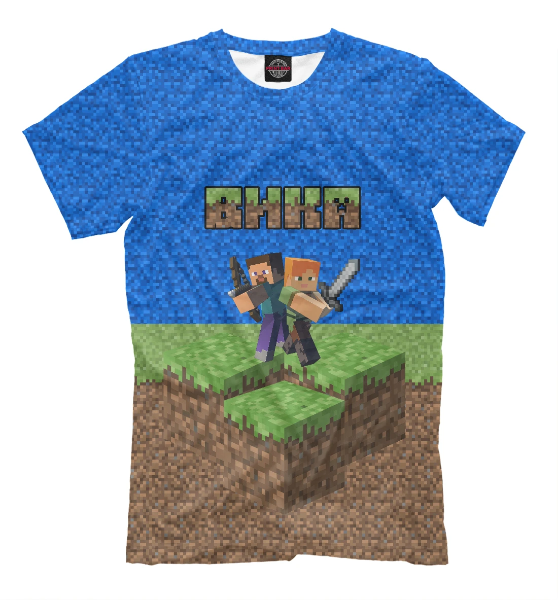 Футболка ВИКА-MINECRAFT Виктория |