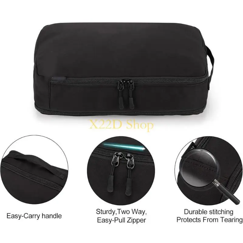 X22D 10pcs Expandable Compression Packing Cubes for Travel Handheld Organizers Bags for Efficient Clothes Storage Solution 6