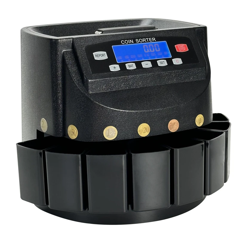 Guardar Monedas Contador De Monedas Profesional Euro, 170 Monedas
