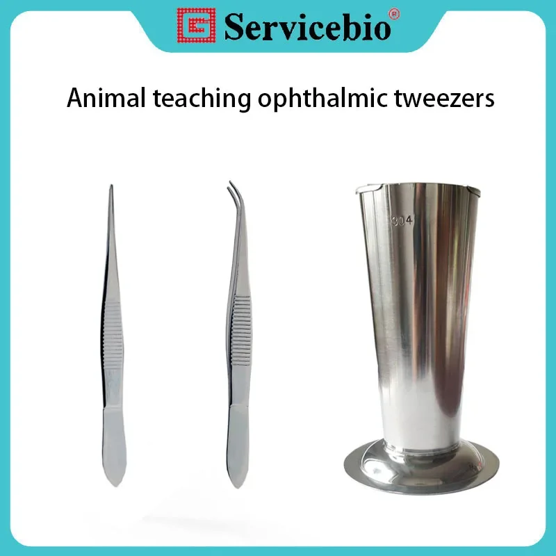 

Servicebio Animal Experiment Tool,Scientific Teaching Ophthalmic Tweezers for Dissecting Separating Fascia,Blood Vessels,Tissues