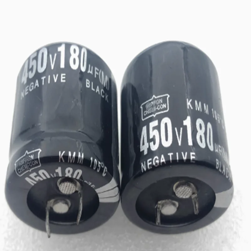 1pcs 450V180UF 22x30/35/40/45 25x25/30/35/40 30x25/30 180UF450V High voltage audio electrolytic capacitors