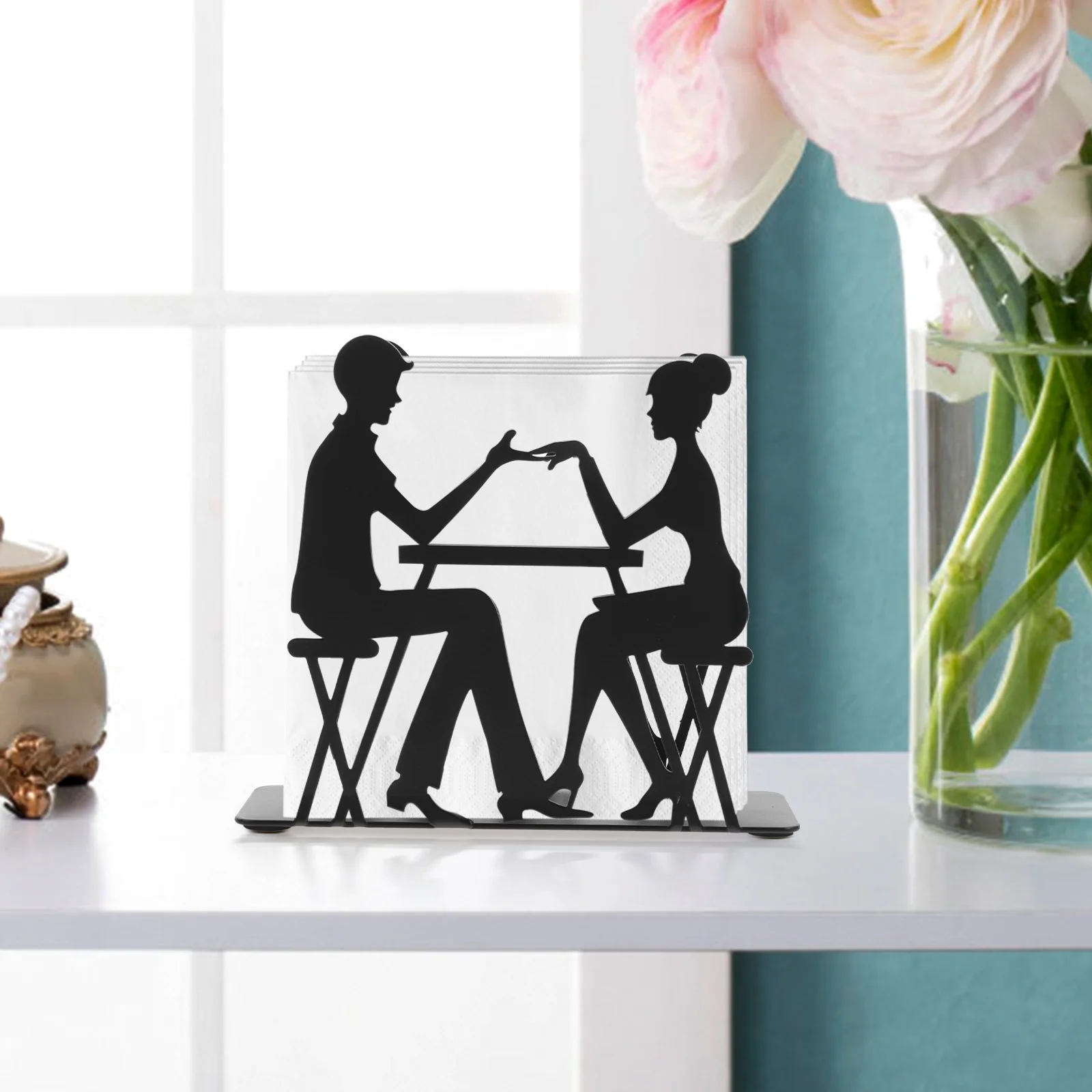 Tissue Storage Rack Dinner Napkin Holder Toilet Paper Stand Bathroom Bar Napkins Toilet Paper