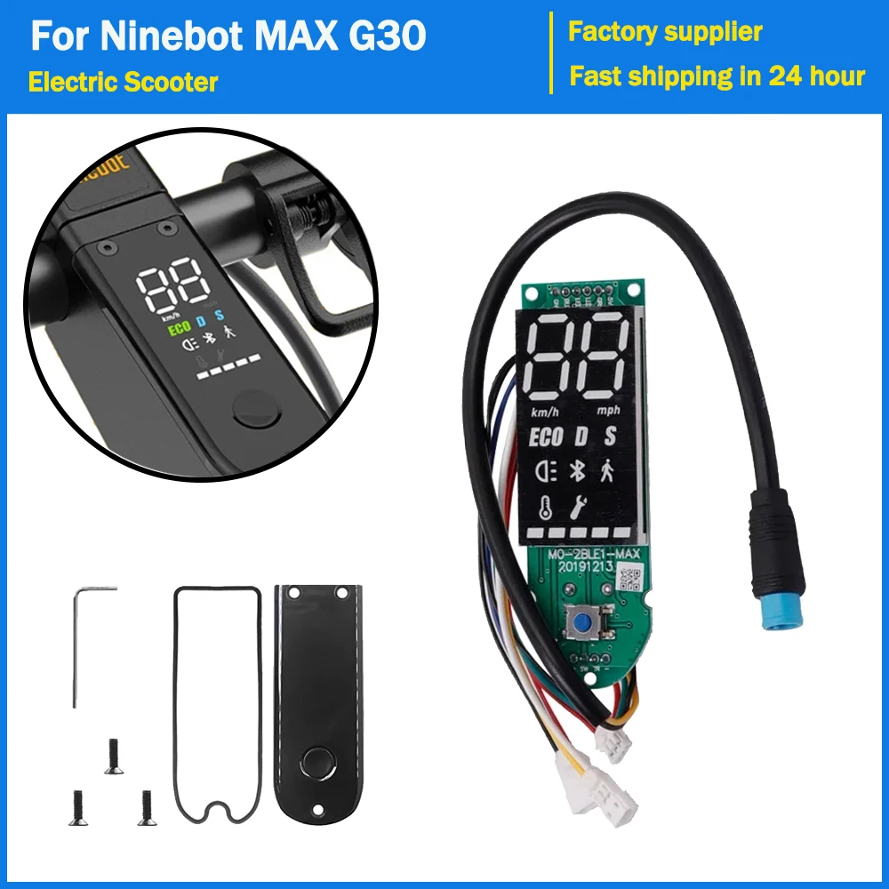 Electric scooter spare parts Circuit Board Dashboard for Ninebot MAX G30 Kickscooter Dash Board Display Panel Screen Cover