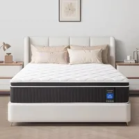 Upgrade Strengthen Hybrid Mattresses in a Box, 12 Inch Memory Foam Mattress Made of Individually Pocketed Springs for Support 1
