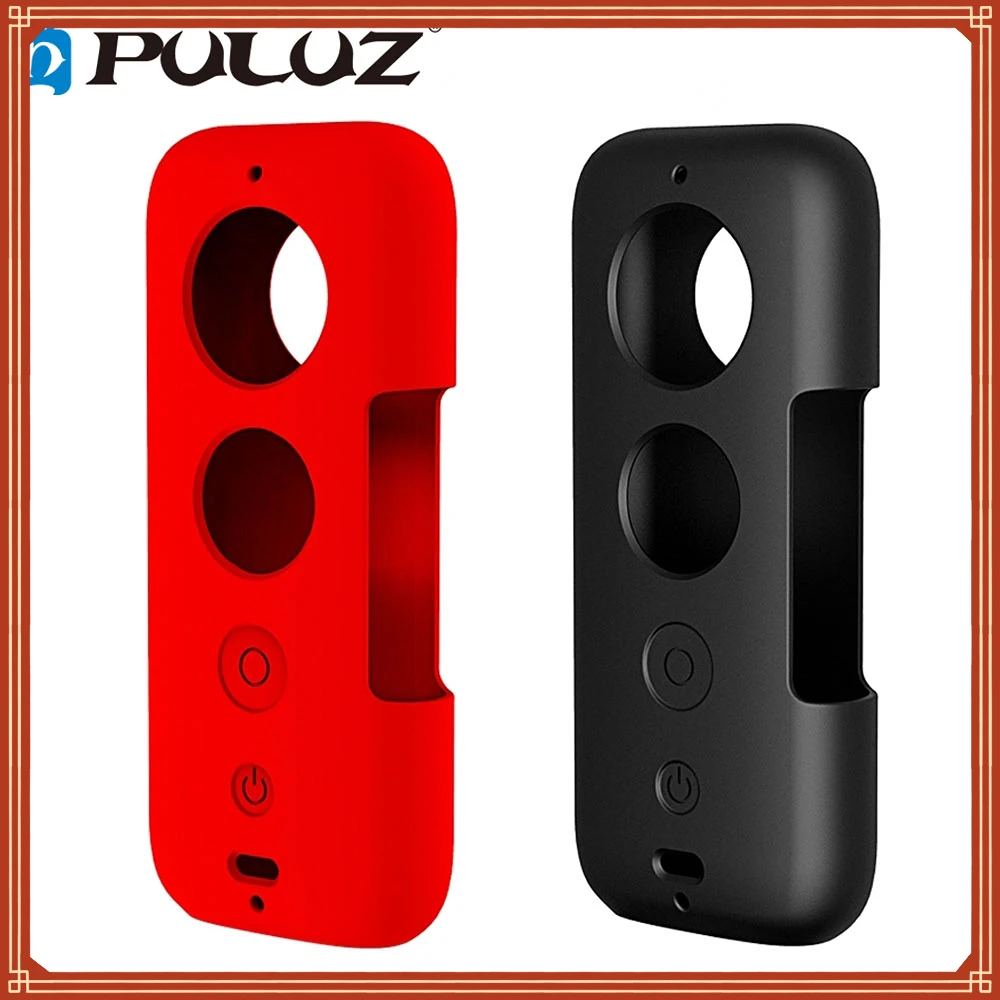 

PULUZ Silicone Protective Case with Lens Cover for Insta360 ONE X