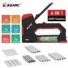 EZARC 6-in-1 Heavy Duty Staple Gun for Fixing Material Manual Nail Gun With 6000 Count Staples for Carpentry & DIY Home Decor 1