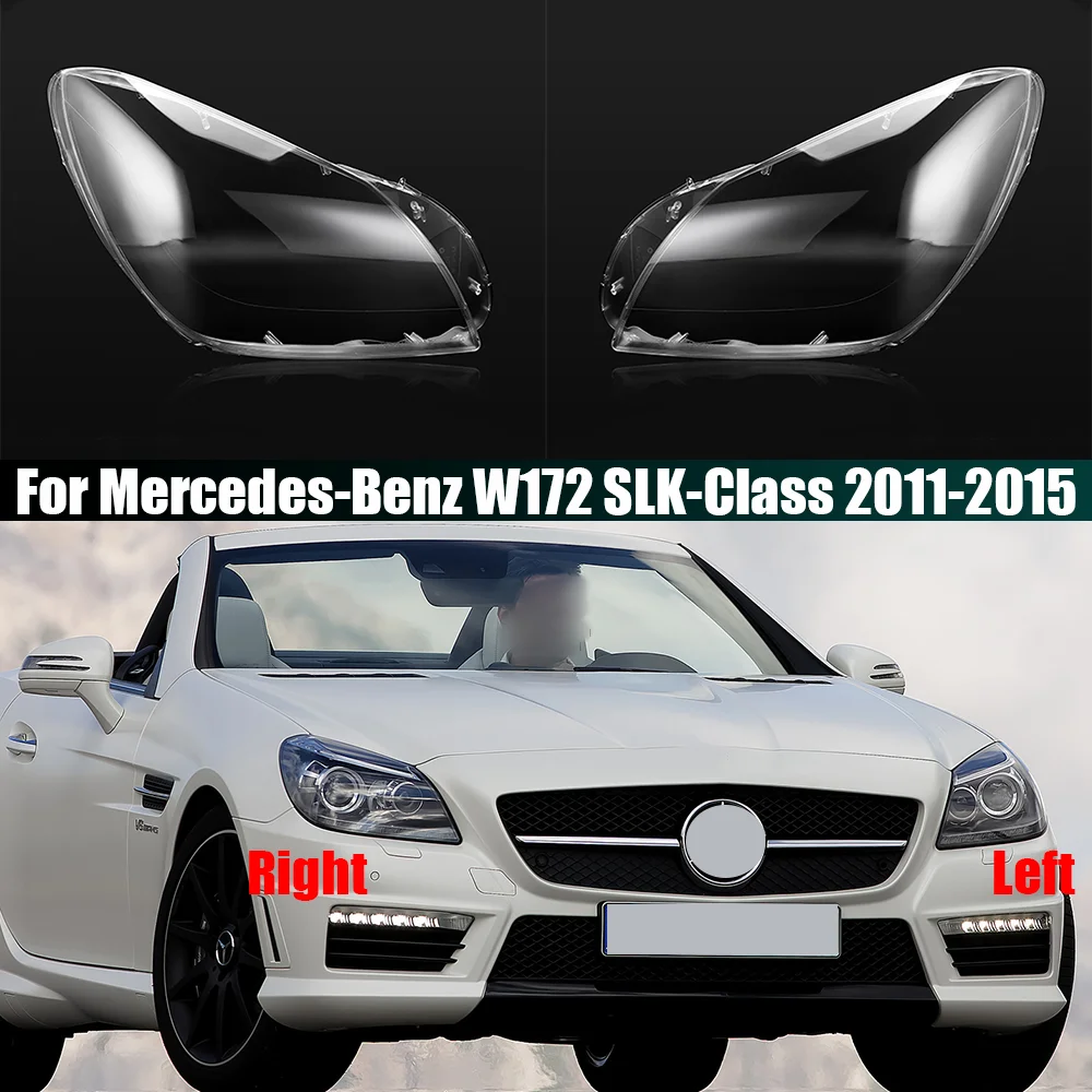 

For Mercedes Benz W172 SLK-Class 2011-2015 Headlight Cover Transparent Mask Lens Lampshade Headlamp Shell Plexiglass